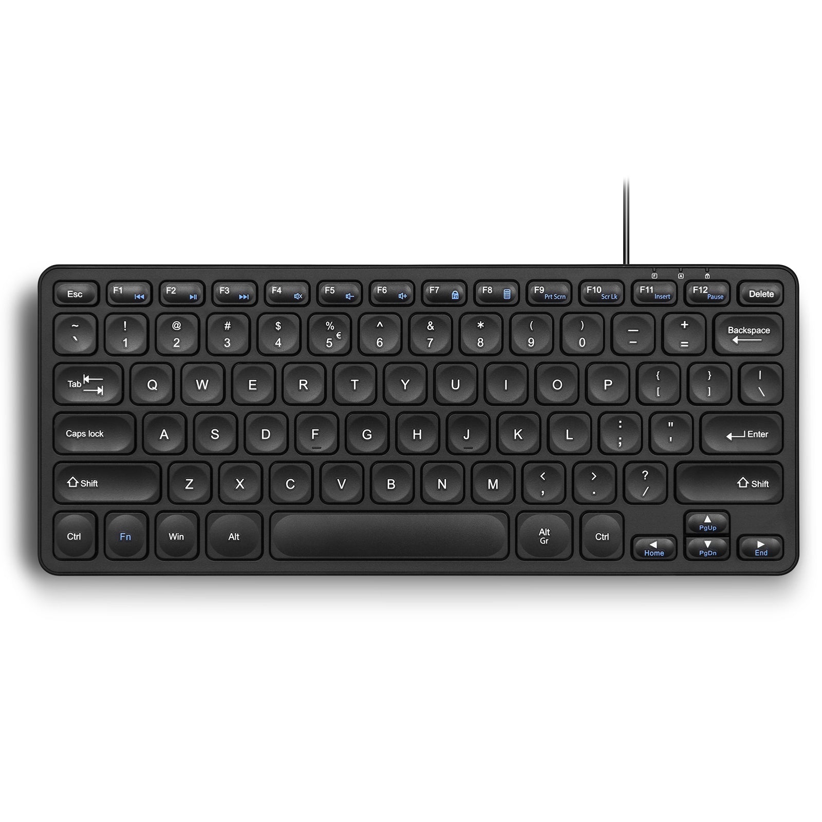 thumbnail image 2 of Perixx PERIBOARD-426 Wired Mini Low Profile Keyboard... 2 of 13