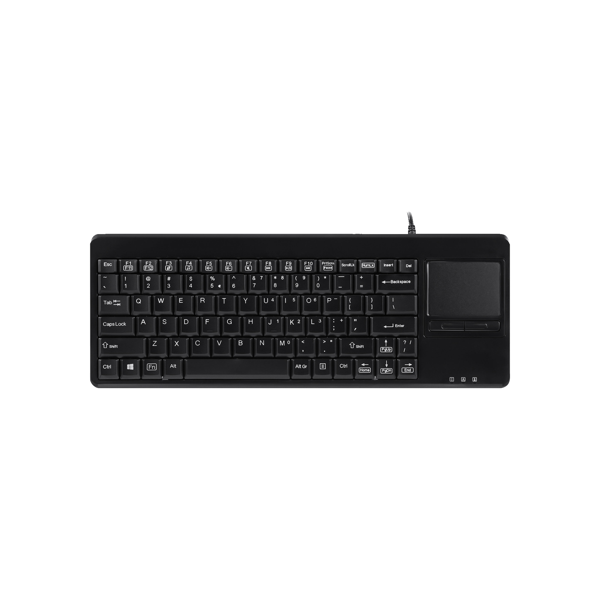 PERIBOARD-515 H Wired Full-Size Touchpad Keyboard with Extra USB PERIBOARD-515 H Wired Full-Size Touchpad Keyboard with Extra USB