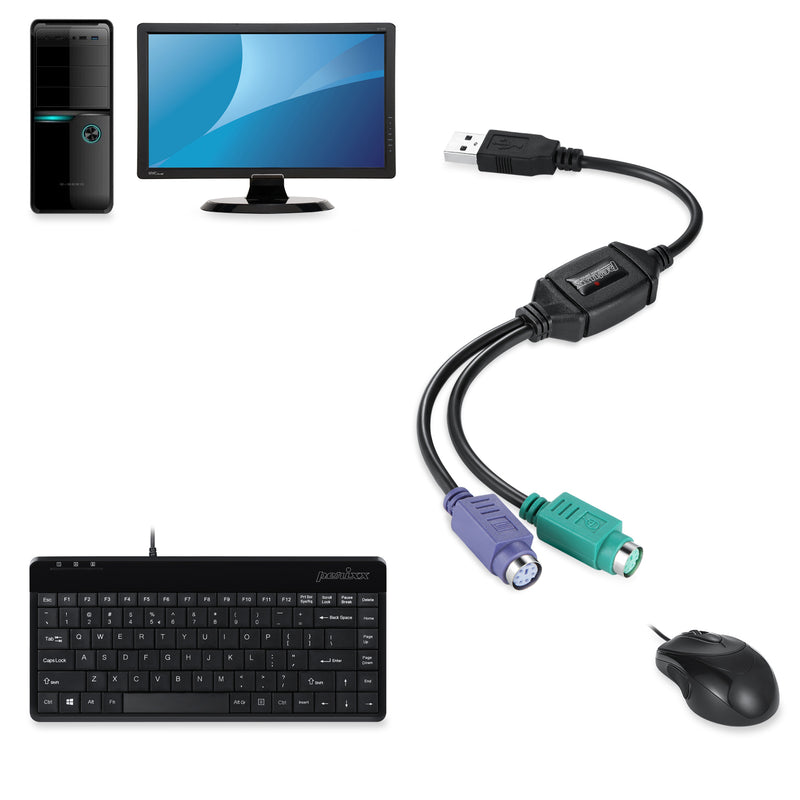 PERIPRO-401 - PS/2-USB Adapter for Keyboard and Mouse