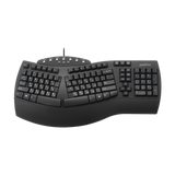 PERIBOARD-512 B - Wired Ergonomic Keyboard 100% in hebrew layout