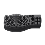 PERIBOARD-512 B - Wired Ergonomic Keyboard 100% in italian layout