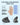 PERIMICE-813RX Wireless Rechargeable Vertical Mouse - Multi-Device spec - Duo Wired and Wireless Charging Feature -The Included Wireless Charger Compatible with iPhone, AirPods, and AirPods Pro, Right-Handed
