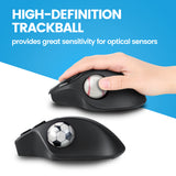 Perixx PERIPRO-303X2F 1.34 Inches Sports Trackball - Fun Novelty Baseball and Soccer Design - Compatible for M570, M575, PERIMICE-517/520/717/720, and Other 1.34inches Trackball Mouse