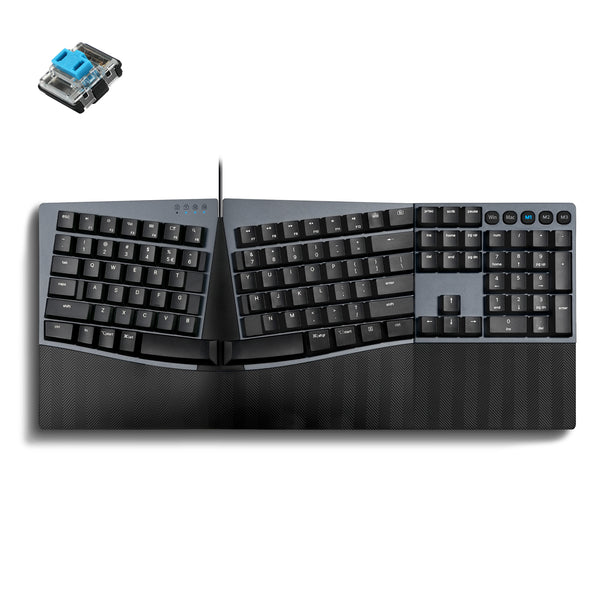PERIBOARD-535 Wired Ergo-Mechanical Keyboard - Perixx USA