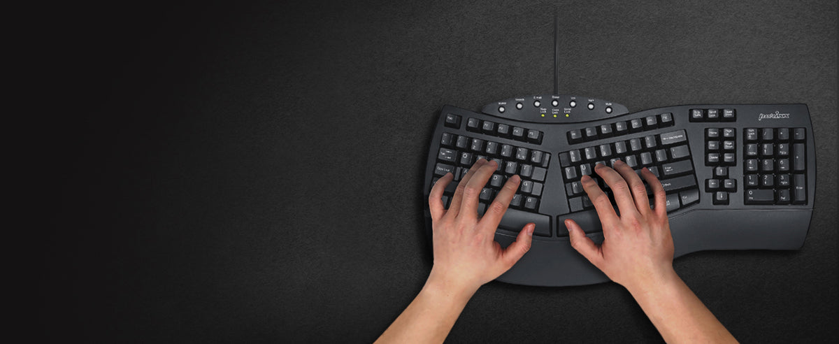 Type in a natural posture