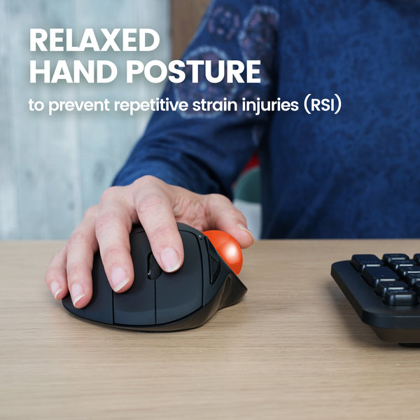 RELAXED HAND POSTURE FOR COMFORT