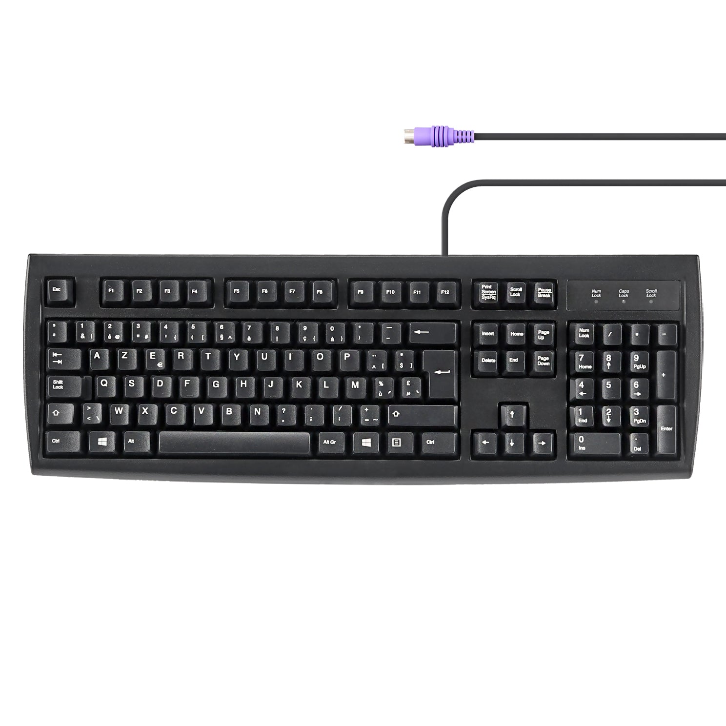 PERIBOARD-107 Wired PS/2 Full Size Keyboard - Perixx USA