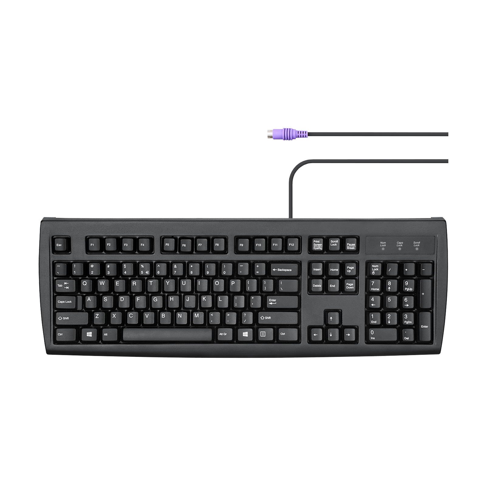 PERIBOARD-107 Wired PS/2 Full Size Keyboard - Perixx USA