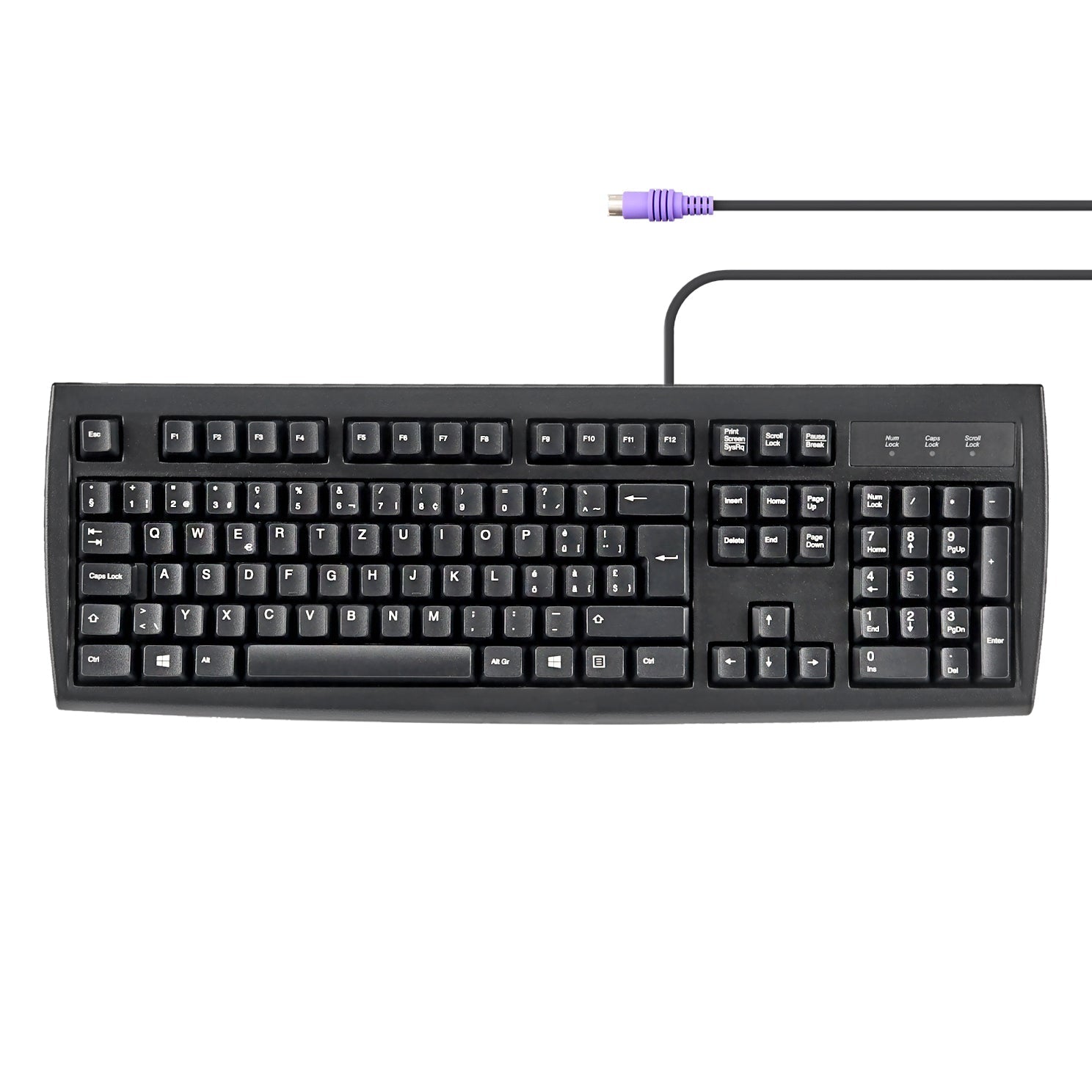 PERIBOARD-107 Wired PS/2 Full Size Keyboard - Perixx USA