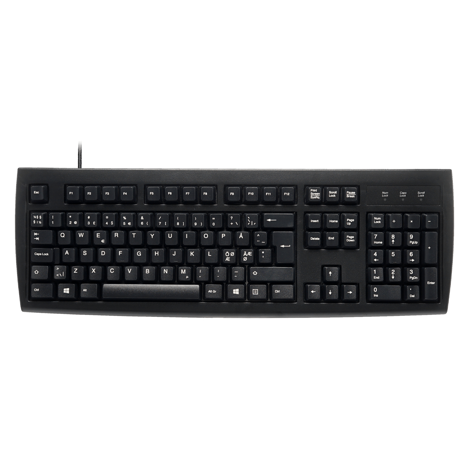 PERIBOARD-107 Wired PS/2 Full Size Keyboard - Perixx USA