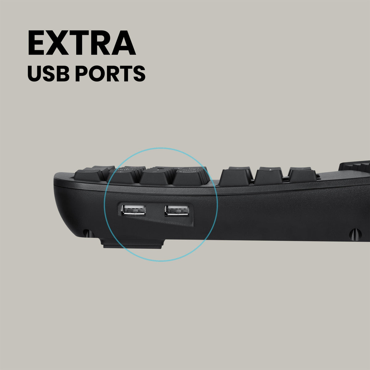 PERIBOARD-312 Wired Backlit Ergonomic Keyboard with Large Print Letters ...