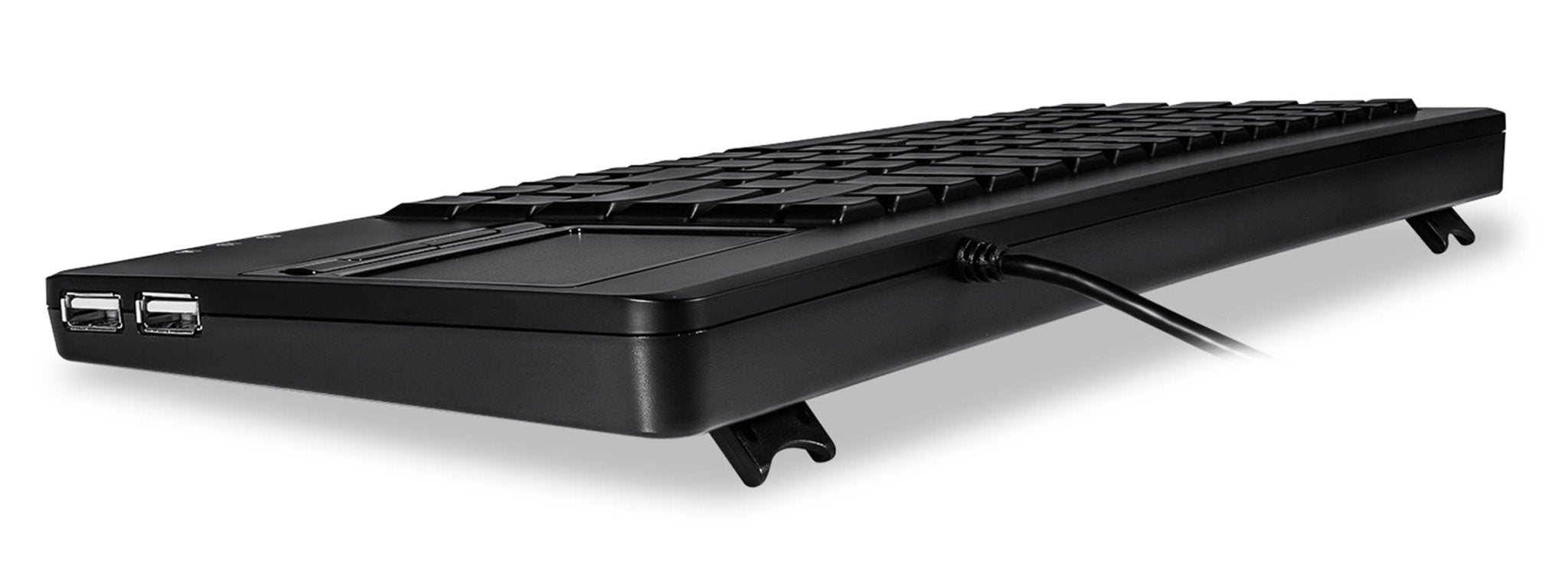 PERIBOARD-315 Wired Backlit Touchpad Compact Keyboard with Extra USB ...