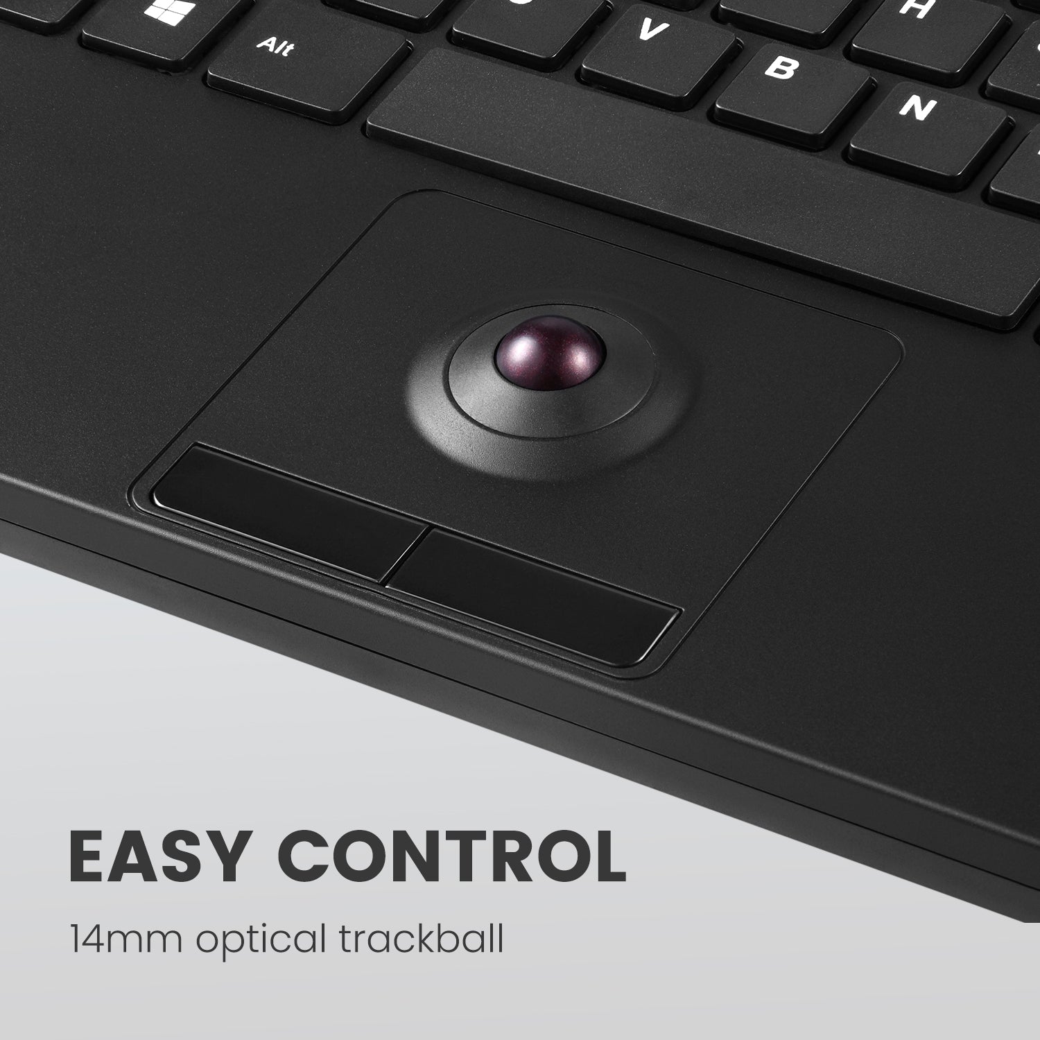 Perixx PERIBOARD-505H Wired Mini Keyboard with Built-in Trackball, 0.55 Inch Trackball and 2 USB Hubs, Black, US English Layout Perixx PERIBOARD-505H Wired Mini Keyboard with Built-in Trackball, 0.55 Inch Trackball and 2 USB Hubs, Black, US English Layout