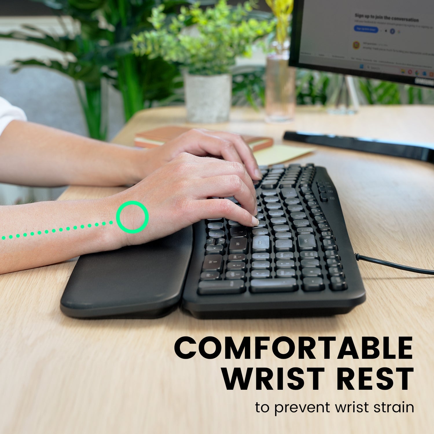 Compact Usb Keyboard PERIBOARD-536 Wired Ergonomic Compact USB Keyboard - Perixx USA