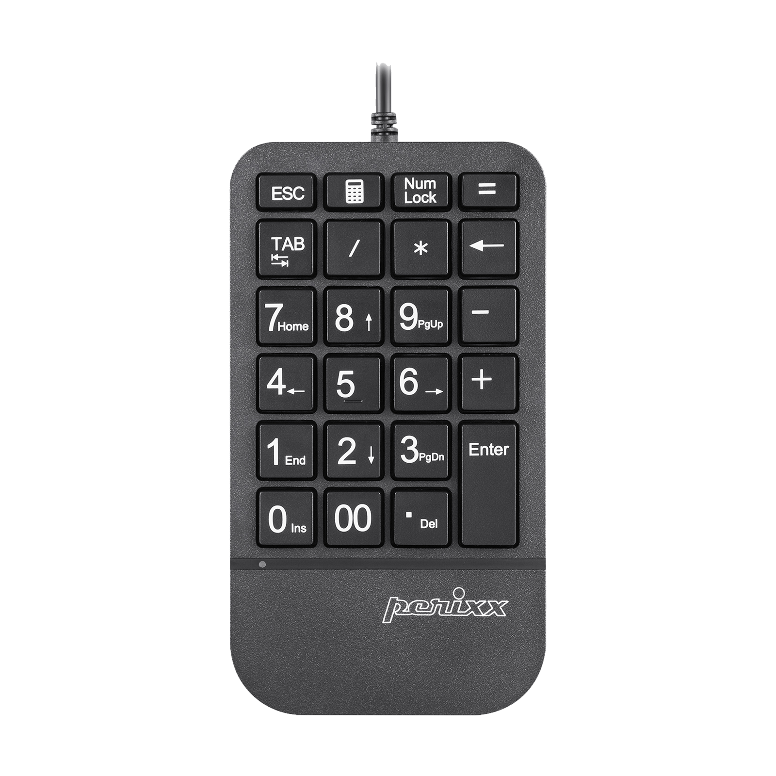 PERIPAD-205 - Wired Numeric Keypad with Big Print Letters - Perixx USA