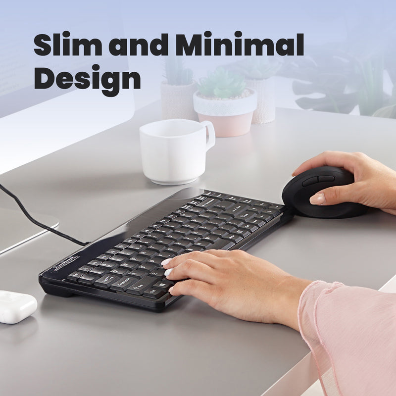 PERIBOARD-409 U - Wired Mini Keyboard 75% in slim and minimal design.