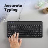 PERIBOARD-409 U - Wired Mini Keyboard 75%. Accurate typing.