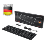 PERIBOARD-331 - Wired Backlit USB Full-Size Keyboard with Scissor Keys and Large Letters