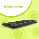 PERIBOARD-409 P - Mini 75% PS/2 Keyboard in robust design.