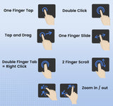 PERIPAD-504 - Wired Touchpad with Large Tracking Surface and Multigesture Control