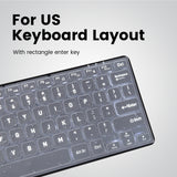 Perixx PERIPRO-201US Keyboard Protector Skin Cover for PERIBOARD-332 432 732 - Mini 11.06x8.31x0.1 Inches Dimension - US Keys
