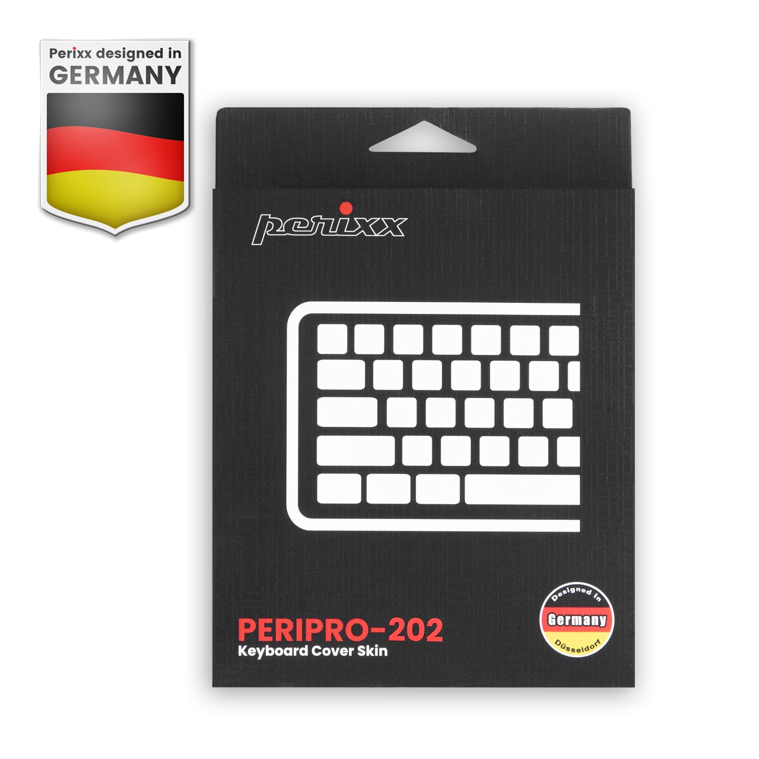 Perixx PERIPRO-202US Keyboard Skin Cover for PERIBOARD-215 333 615 733 -  Compact 14.06x8.39x0.1 Inches Dimension - US Keys