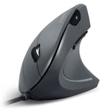 PERIMICE-513 IRON- Wired USB Ergonomic Vertical Mouse 1000/1600 DPI 6 Button Design