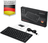 Perixx PERIBOARD-332 Wired Backlit USB Mini Keyboard with Scissor Keys and Large Letters
