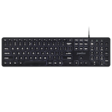 PERIBOARD-331 - Wired Backlit USB Full-Size Keyboard with Scissor Keys and Large Letters