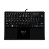 PERIBOARD-509 H PLUS - Wired Super-Mini 75% Trackball Keyboard Scissor Keys Extra USB Ports