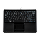 PERIBOARD-510 H PLUS - Wired Super-Mini 75% Touchpad Keyboard Scissor Keys Extra USB Ports