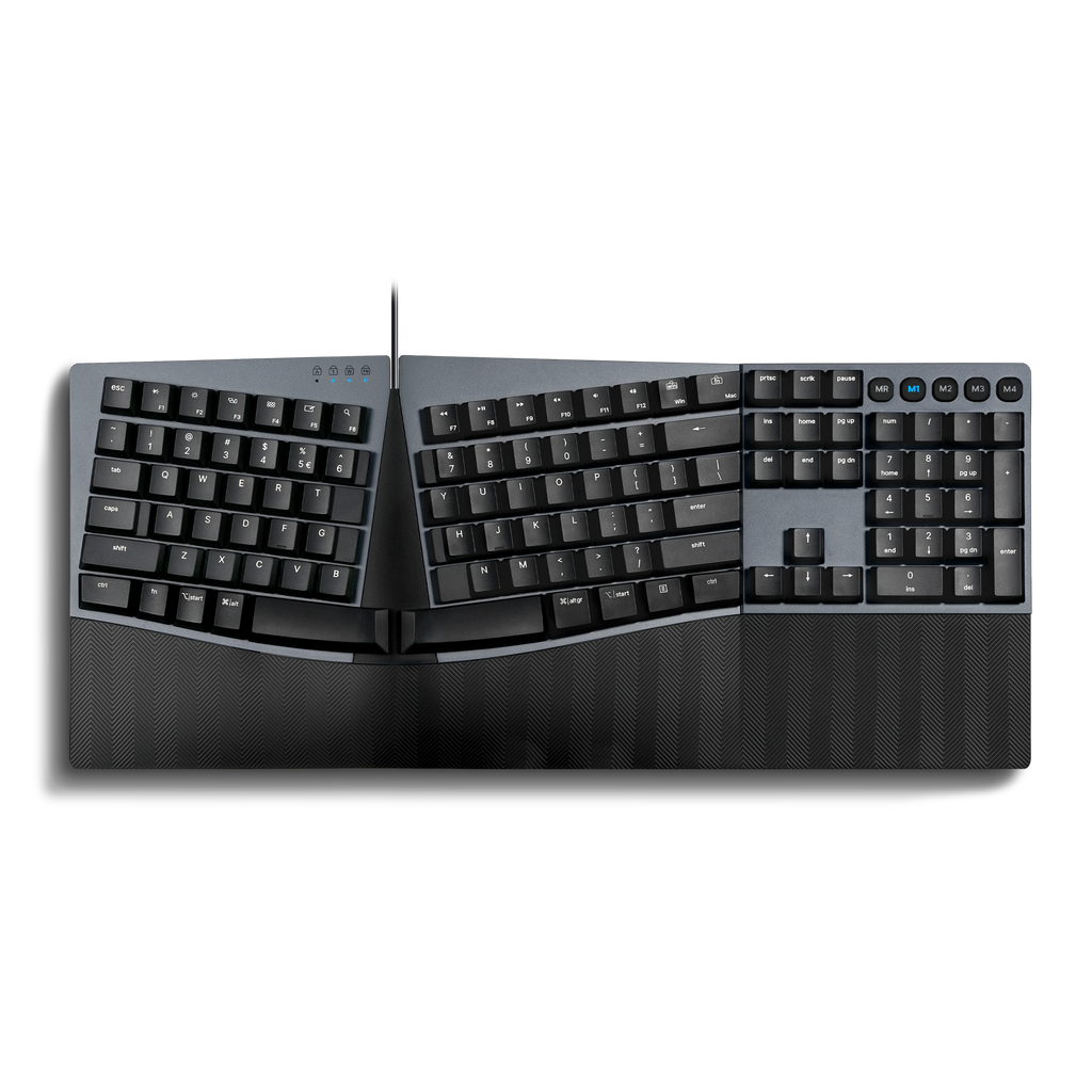 Perixx ERGO Mechanical Keyboard - PERIBOARD-535 Full-Size or