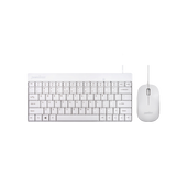 PERIDUO-212 W - Wired White Mini Combo (75% keyboard Quiet Keys)