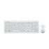 PERIDUO-303 W - Wired White Compact Combo (75% Keyboard plus Numpad)
