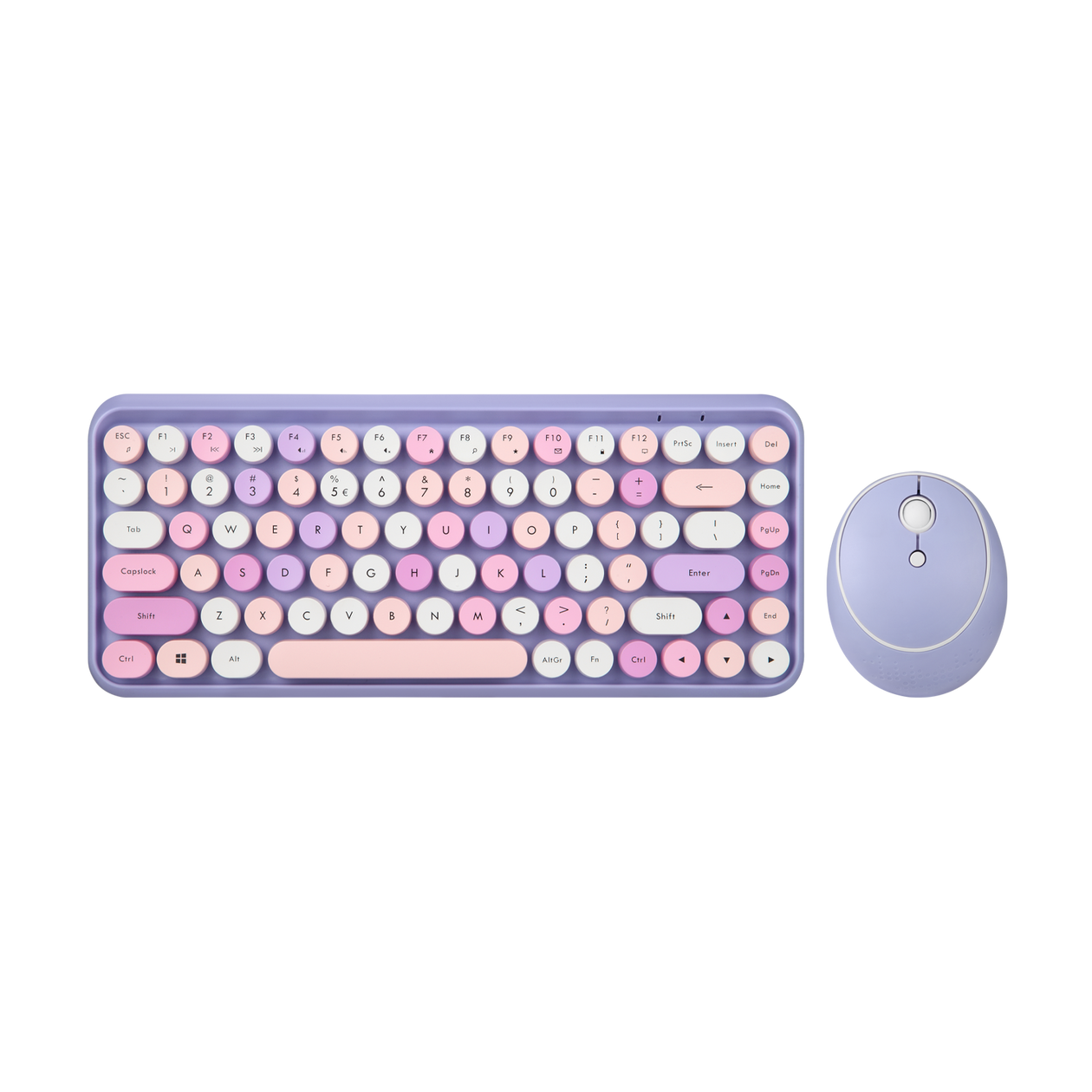Kawaii Pastel Color Wireless Keyboard - Kawaii Fashion Shop