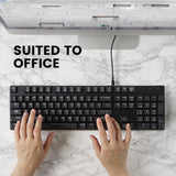PERIBOARD-328 - Backlit Mechanical Standard Keyboard in your office