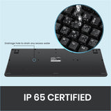 PERIBOARD-517 B - Wired Waterproof and Dustproof Keyboard 100% with drainage holes.