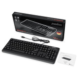 PERIBOARD-517 B - Wired Waterproof and Dustproof Keyboard 100% with package and user manual