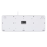 PERIBOARD-517 W - Wired White Waterproof and Dustproof Keyboard 100% with drainage holes