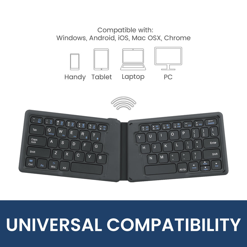 PERIBOARD-805 E - Portable Bluetooth 70% Ergonomic Keyboard has a universal compatibility