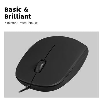 Basics 3-Button USB Wired Mouse Review 