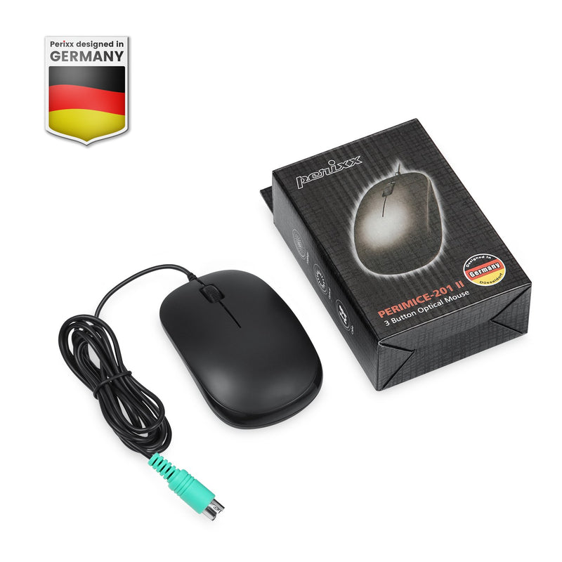 PERIMICE-201 P - Wired Mouse ONLY for PS/2 port with package
