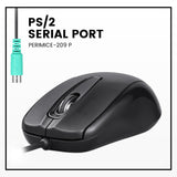 PERIMICE-209 P - Wired PS/2 Mouse.