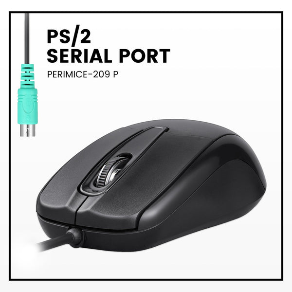 PERIMICE-209 P - Wired PS/2 Mouse.