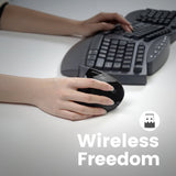 PERIMICE-713 - Wireless Ergonomic Vertical Mouse. Wireless freedom.
