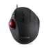 PERIMICE-517 - Wired Ergonomic Vertical Trackball Mouse Silent Click