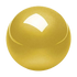 PERIPRO-303 GGO - Glossy Gold 34mm Trackball